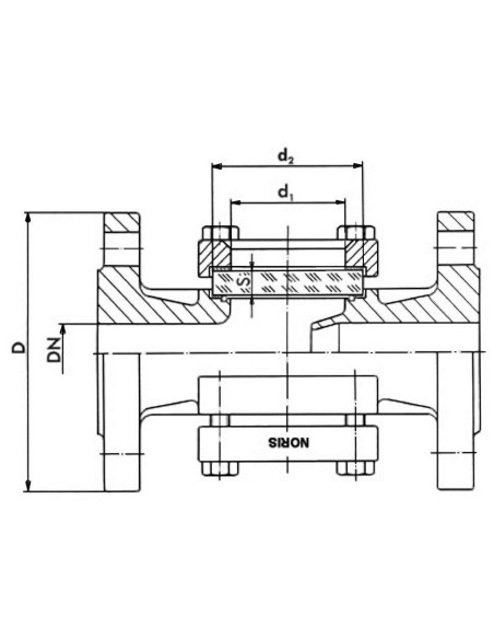 Δείκτης ροής διπλής όψης Noris τύπος 880-V | Φιλιππόπουλος α.ε.
