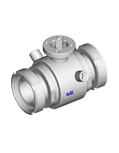 Ball Valve - HEATING JACKET - STANDARD SEALS - MM DIN 11851 - 103027C | 4G Ghidini | Philippopoulos s.a.