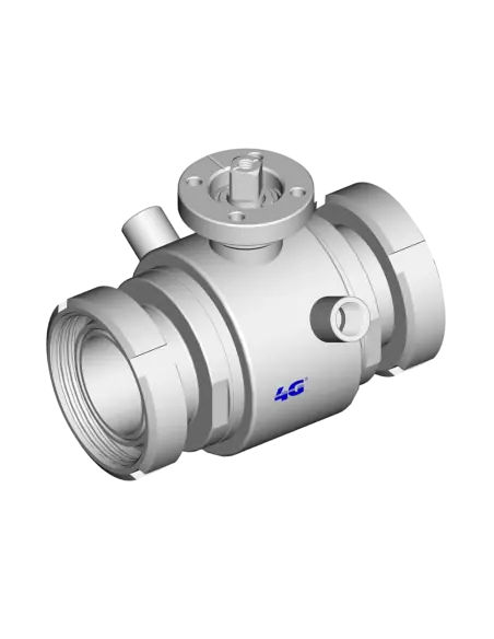 Ball Valve - HEATING JACKET - STANDARD SEALS - MM DIN 11851 - 103027C | 4G Ghidini | Philippopoulos s.a.