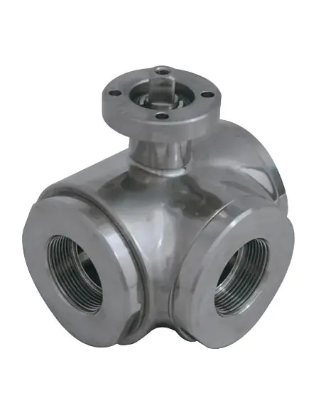 3 Way (L) Ball Valve - 3 SEALS STANDARD SEALS - 3730 Series | 4G Ghidini | Philippopoulos s.a.