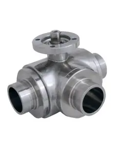 3 Way (L) Ball Valve - 3130 Series | 4G Ghidini | Philippopoulos s.a.