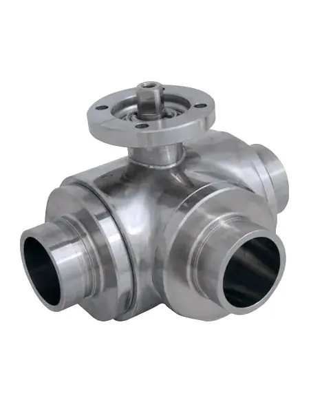 3 Way (L) Ball Valve - 3130 Series | 4G Ghidini | Philippopoulos s.a.
