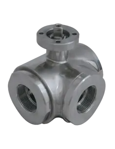 3 Way (T) Ball Valve - 3630 Series | 4G Ghidini | Philippopoulos s.a.