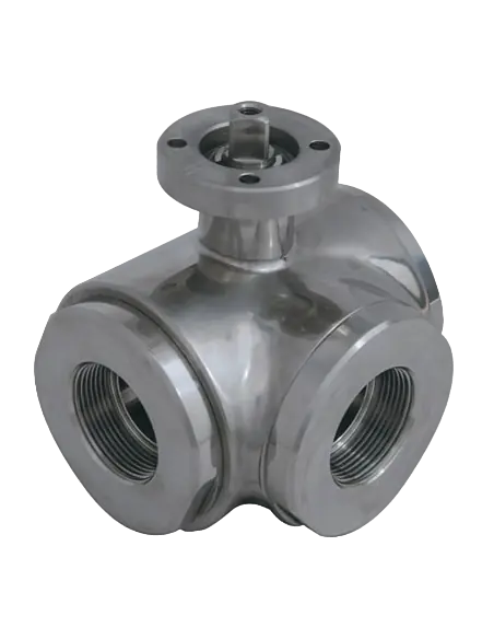 3 Way (T) Ball Valve - 3630 Series | 4G Ghidini | Philippopoulos s.a.