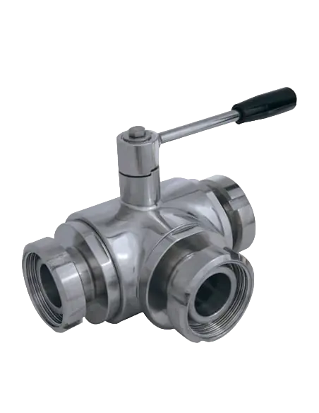3 Way (T) Ball Valve - 3001 Series | 4G Ghidini | Philippopoulos s.a.