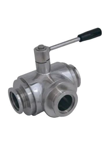 3 Way (T) Ball Valve - 3001 Series | 4G Ghidini | Philippopoulos s.a.