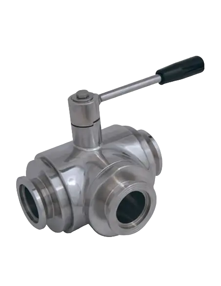 3 Way (T) Ball Valve - 3001 Series | 4G Ghidini | Philippopoulos s.a.