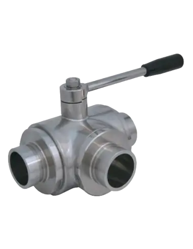 3 Way (T) Ball Valve - 3001 Series | 4G Ghidini | Philippopoulos s.a.