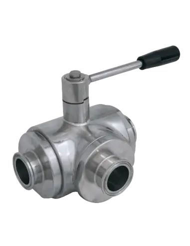 3 Way (T) Ball Valve - 3001 Series | 4G Ghidini | Philippopoulos s.a.