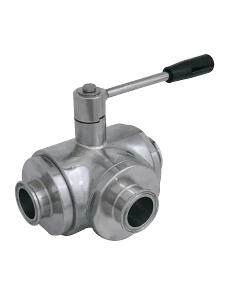 3 Way (T) Ball Valve - 3001 Series | 4G Ghidini | Philippopoulos s.a.