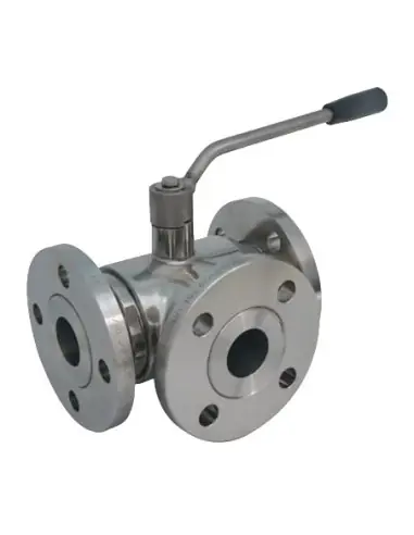 3 Way (T) Ball Valve - 3001 Series | 4G Ghidini | Philippopoulos s.a.