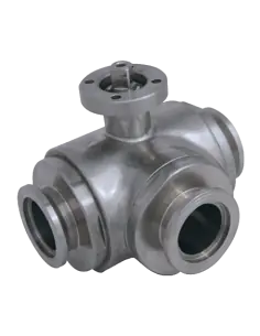 3 Way (T) Ball Valve - 3030 Series | 4G Ghidini | Philippopoulos s.a.