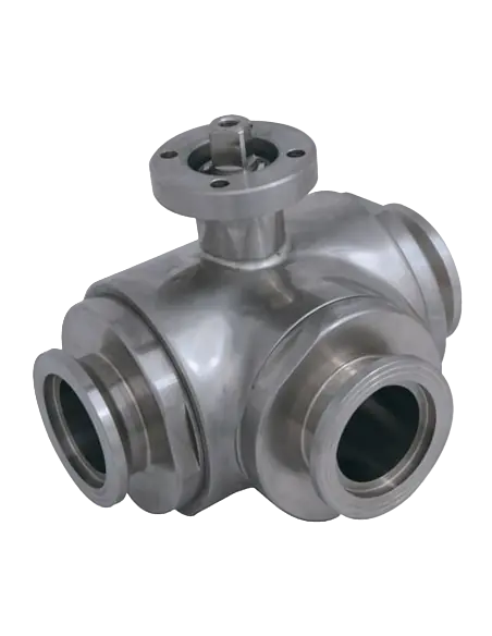 3 Way (T) Ball Valve - 3030 Series | 4G Ghidini | Philippopoulos s.a.