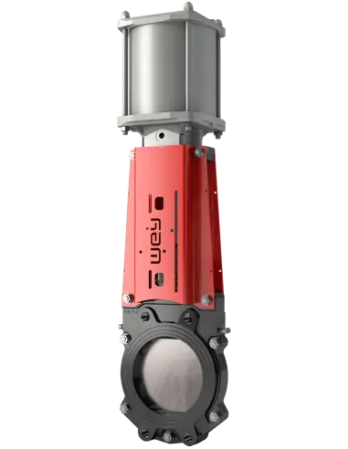 Μαχαιρωτή βαλβίδα Wey Valves τύπος VN semi-lug, DN50–DN1400 έως 10 bar