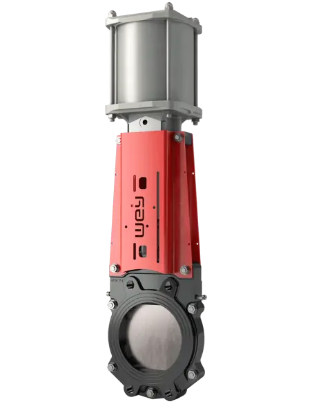 Μαχαιρωτή βαλβίδα Wey Valves τύπος VN semi-lug, DN50–DN1400 έως 10 bar