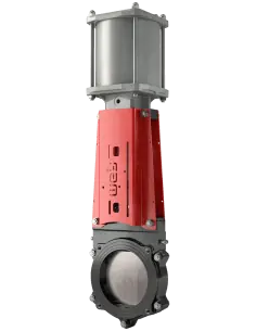 Μαχαιρωτή βαλβίδα Wey Valves τύπος VG για εφαρμογές βιοαερίου