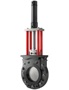 Μαχαιρωτή βαλβίδα Wey Valves τύπος MH PN25 για πολτούς έως 25 bar