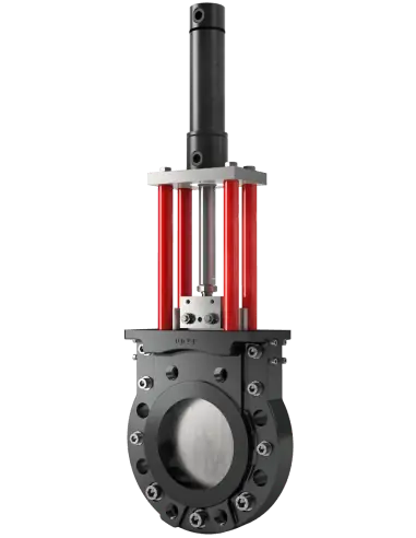 Μαχαιρωτή βαλβίδα Wey Valves τύπος MH PN25 για πολτούς έως 25 bar