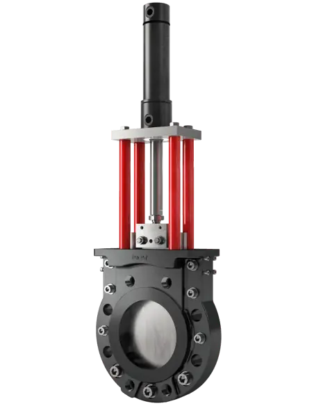 Μαχαιρωτή βαλβίδα Wey Valves τύπος MH PN25 για πολτούς έως 25 bar