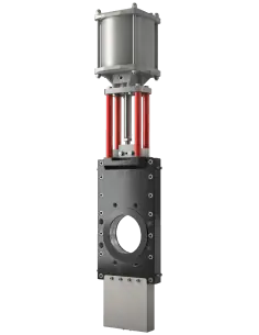 Μαχαιρωτή βαλβίδα Wey Valves τύπος DP | Δικατευθυντική O-Port