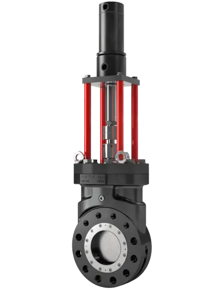 Μαχαιρωτή βαλβίδα Wey Valves τύπος HD για πίεση έως 100 bar DN80–DN400