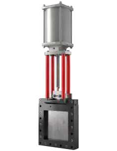 Μαχαιρωτή βαλβίδα Wey Valves τύπος VK για τετράγωνους αγωγούς