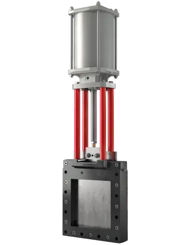 Μαχαιρωτή βαλβίδα Wey Valves τύπος VK για τετράγωνους αγωγούς