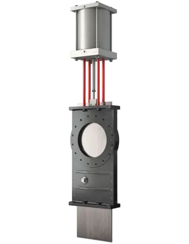 Μαχαιρωτή βαλβίδα Wey Valves τύπος SG | O-Port βαρέος τύπου DN50–DN650