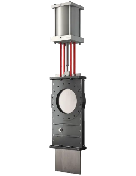 Μαχαιρωτή βαλβίδα Wey Valves τύπος SG | O-Port βαρέος τύπου DN50–DN650