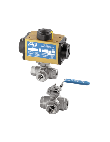 3 Way Ball Valve (L) - S70 Series | Sirca - Sirca International