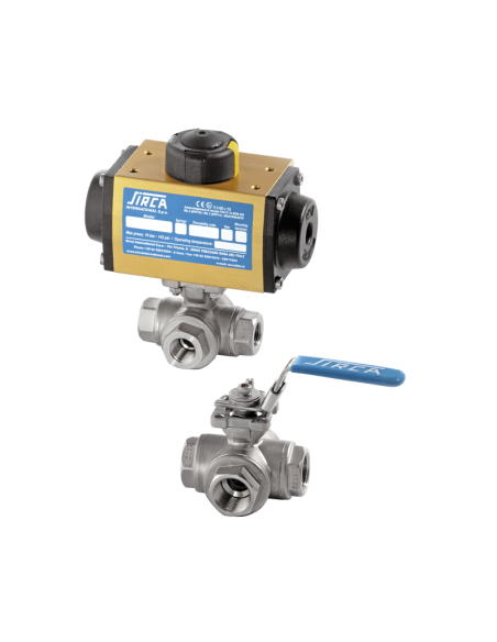 3 Way Ball Valve (L) - S70 Series | Sirca - Sirca International