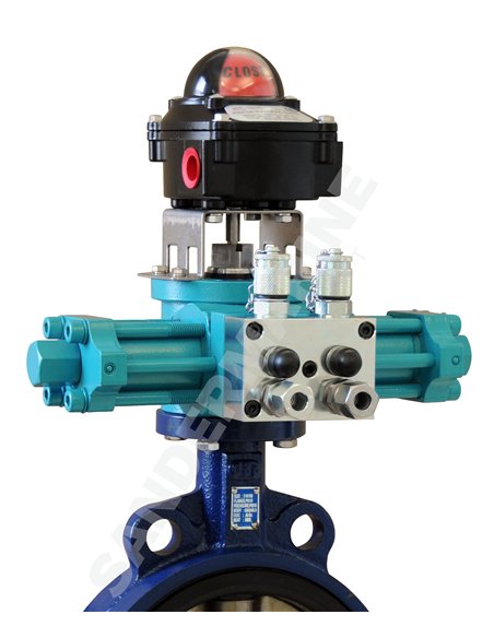 Hydraulic part-turn actuators
