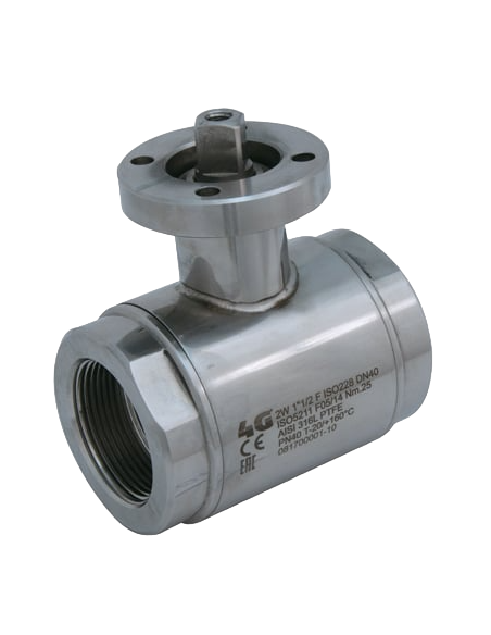 Ball Valve INTEGRAL SEALS - NPT F/F - 133004 | 4G Ghidini