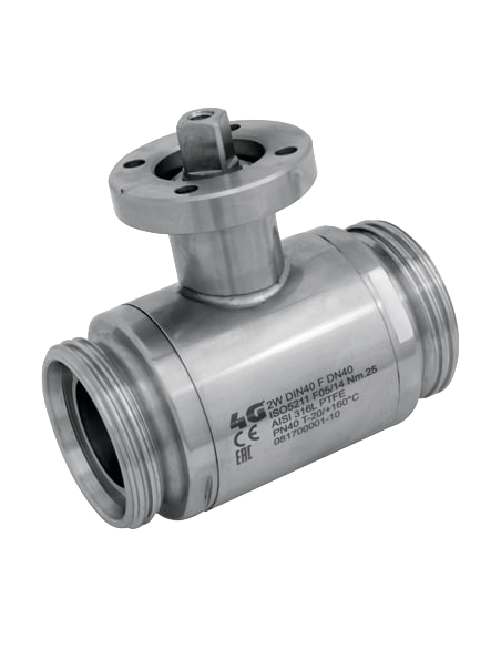 Ball Valve INTEGRAL SEALS - DIN 11851 F/F - 133025 | 4G Ghidini