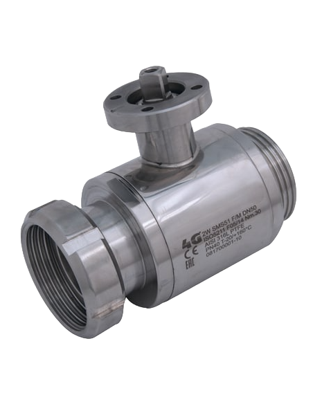 Ball Valve INTEGRAL SEALS - SMS F/M - 133045 | 4G Ghidini