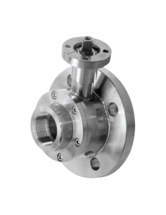 Ball Valve INTEGRAL SEALS TANK SIDE FLANGE UNI EN1092 & ISO228 FEMALE ON OUTPUT SIDE - 163001 | 4G Ghidini
