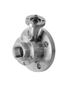 Ball Valve INTEGRAL SEALS TANK SIDE FLANGE UNI EN1092 & ISO228 FEMALE ON OUTPUT SIDE - 163001 | 4G Ghidini | Philippopoulos s.a.