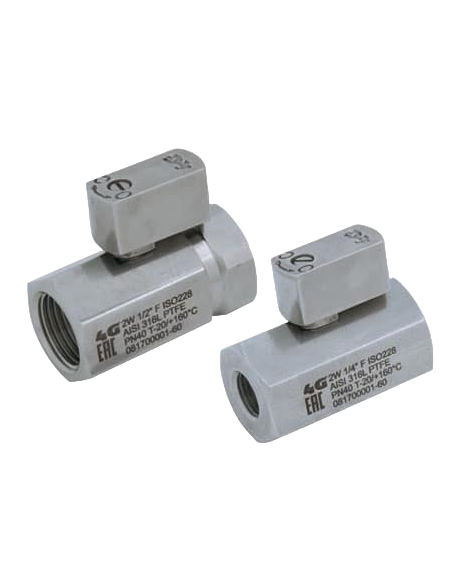 Ball Valve STANDARD SEALS - ISO 228 F/F - 606201 | 4G Ghidini