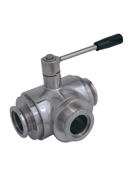 3 Way Ball (T) Valve - 4 SEALS STANDARD SEALS - GAROLLA - 300131 | 4G Ghidini