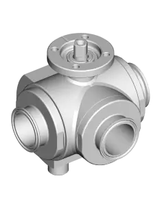 3 Way (T) Ball Valve - HEATING JACKET - 303030C | 4G Ghidini | Philippopoulos s.a.