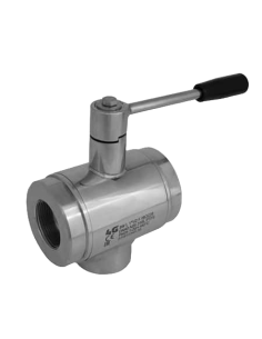 3 Way (L) Ball Valve - VERTICAL DIVERTING STANDARD SEALS - ISO 228 F - 340101 | 4G Ghidini