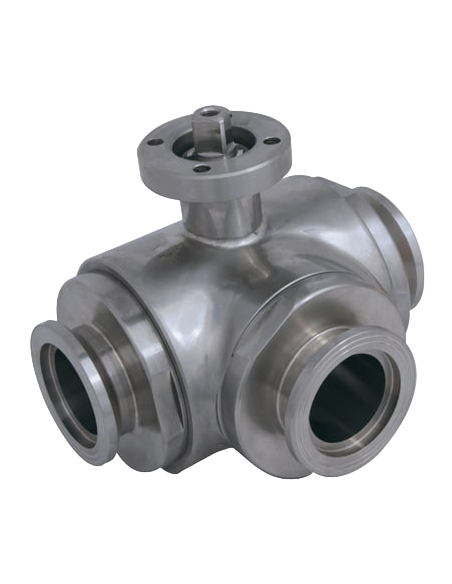 3 Way (L) Ball Valve - 3 SEALS STANDARD SEALS - GAROLLA - 373031 | 4G Ghidini