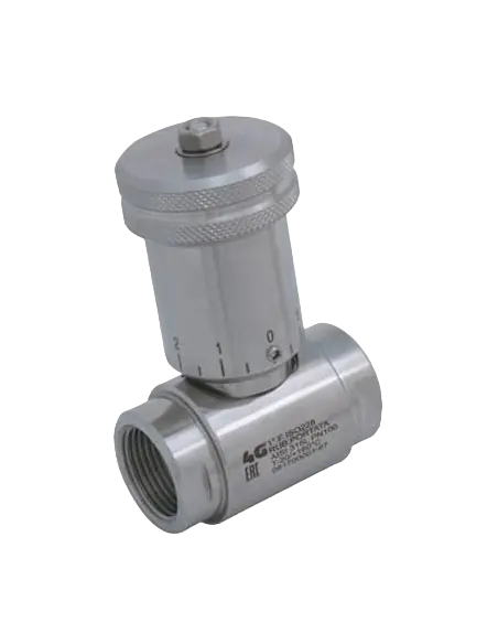 Needle valve RATE ISO 228 F - GRADUATE HANDWHEEL - 678201 | 4G Ghidini | Philippopoulos s.a.