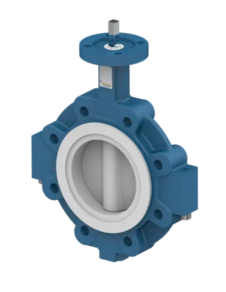 Butterfly valve - S66 (PTFE) | Alpha Europe | Philippopoulos s.a.