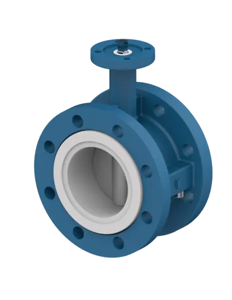 Butterfly valve PTFE Lined Double Flanged - S48 | Alfa Europe | Philippopoulos s.a.