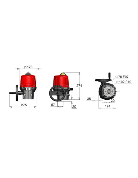 Electric Actuator - VS | Valpes | Philippopoulos s.a.
