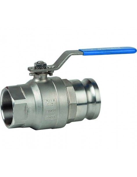 Ball Valve threaded ends - 2 pieces Ball valve. F-M Camplock - 2016 | Genebre
