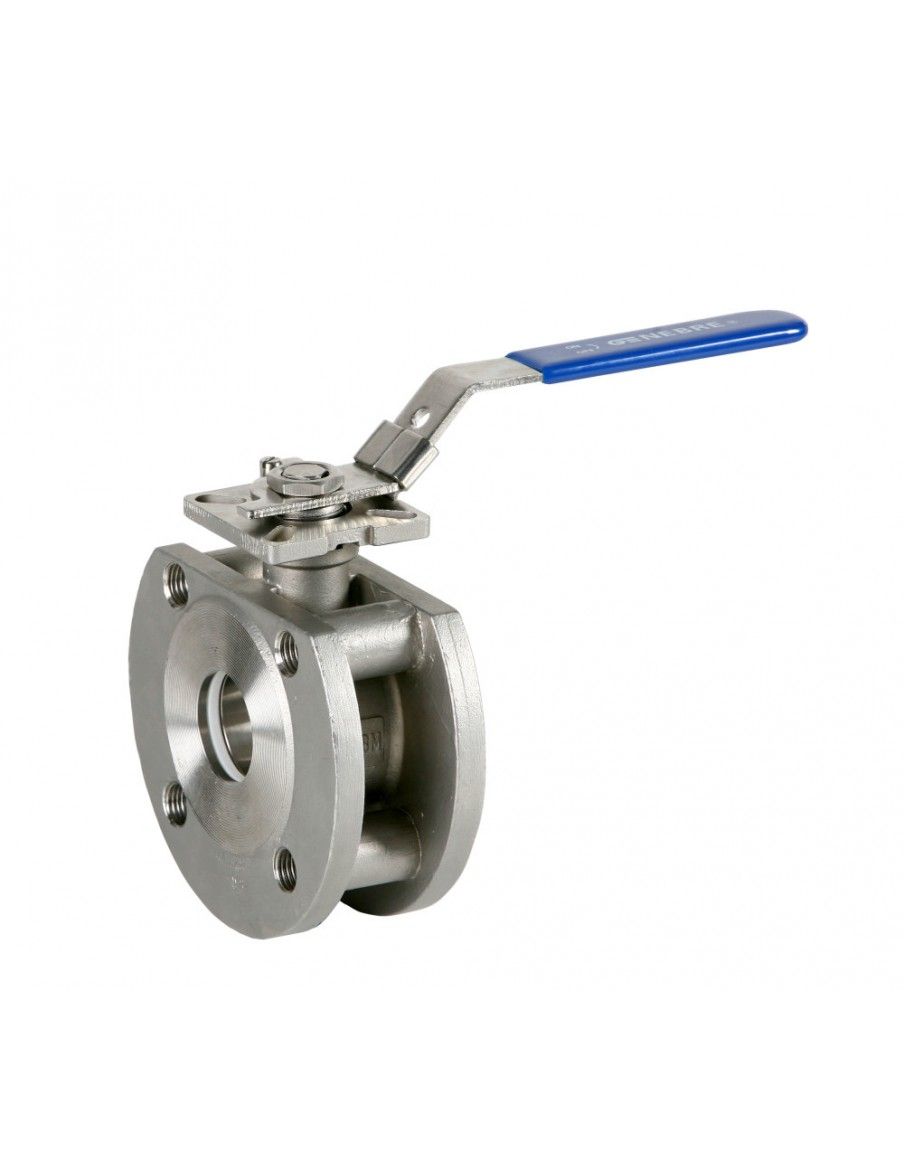 Ball Valve Wafer type 1 pc full bore ball valve mounting between flanges PN 16 - 2118 | Genebre