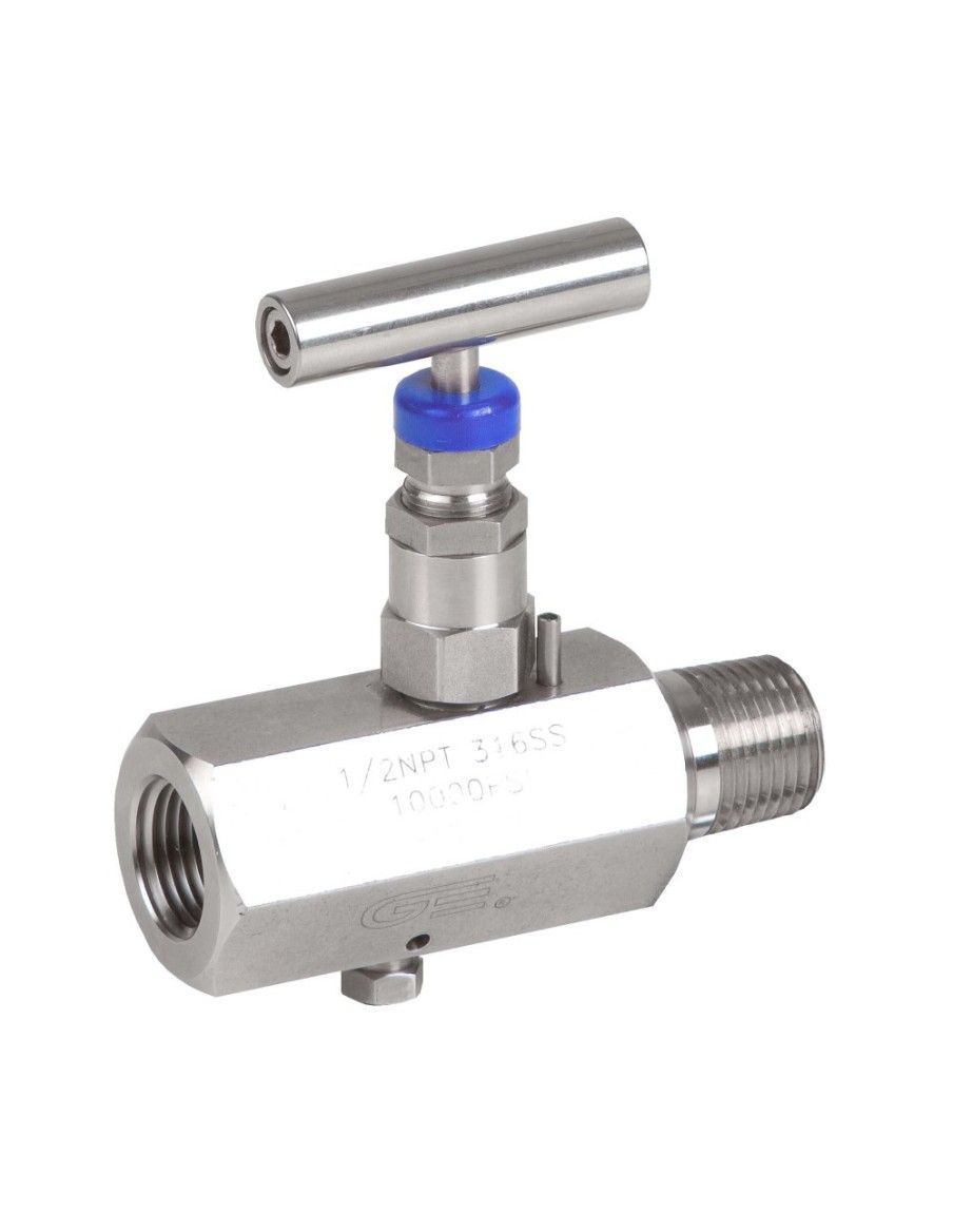 Needle valve 6000 lbs with vent port NPT thread - 2226N | Genebre