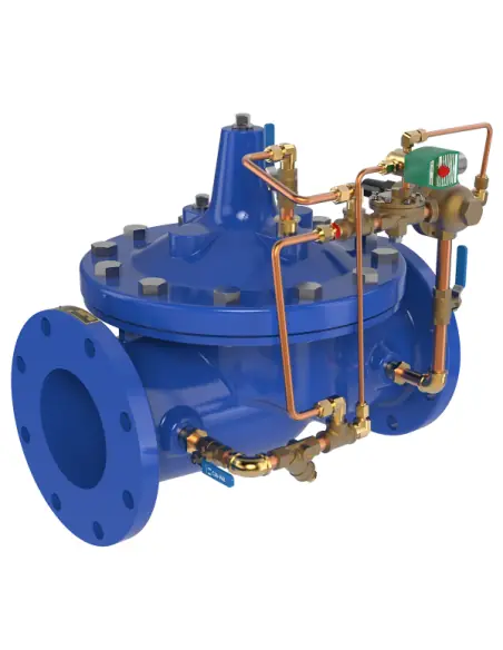 Hydraulic Pressure Control Valves - 93-01 & 693-01 Pressure Reducing & Solenoid Shut-Off Valve | Cla-Val | Philippopoulos s.a.